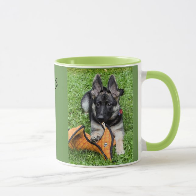 CANECA FILHOTE DE CACHORRO DO GERMAN SHEPHERD (Direita)