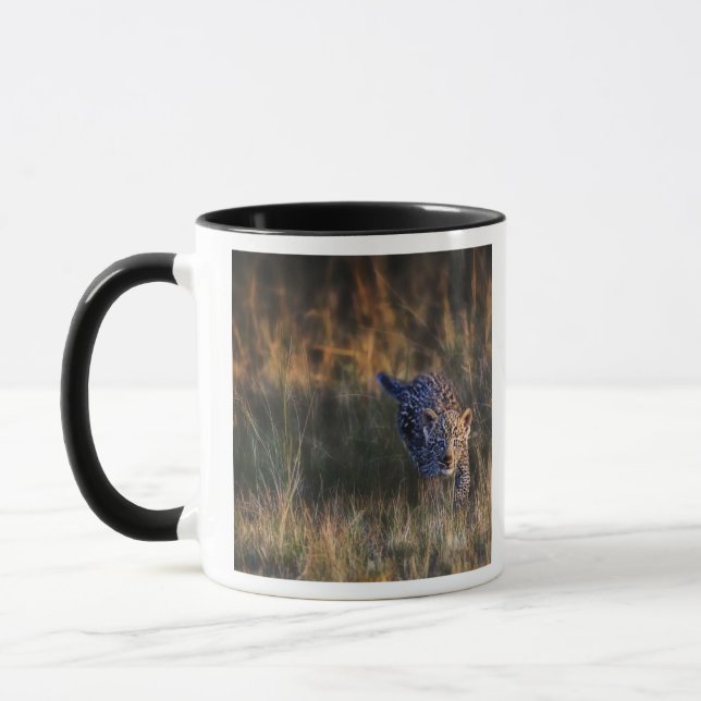 Caneca Filhote de leopardo Panthera Pardus (Esquerda)