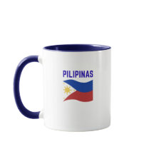Filipinas Bandeira Café Mug