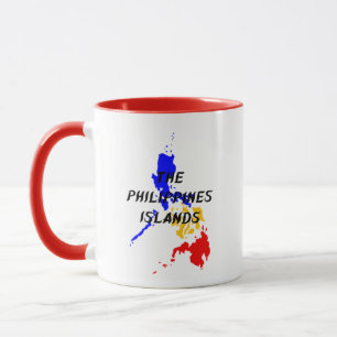 Caneca Filipinas mapeiam café mug