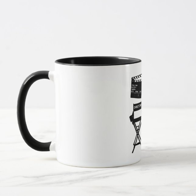 Caneca Film Crew Flap director Chair Gift for filmmaker (Esquerda)