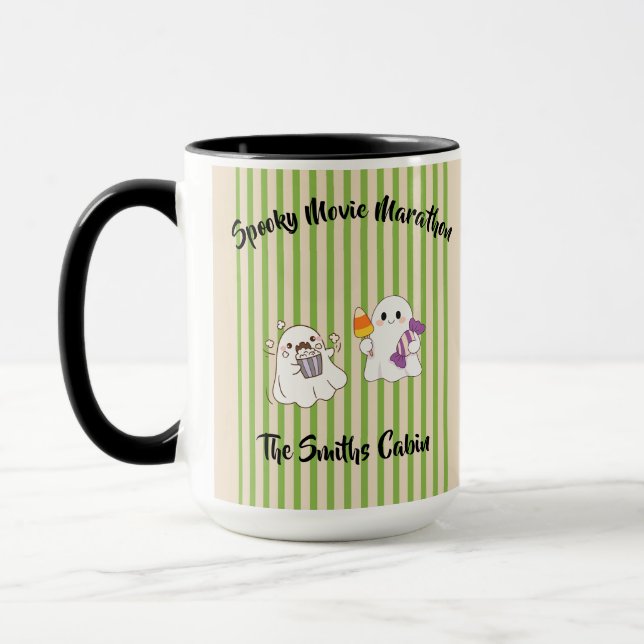 Caneca Filmes Assustadores Cute Halloween (Esquerda)