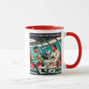 Caneca Filmes Científicos-Fi Do Poster de viagens Espacia