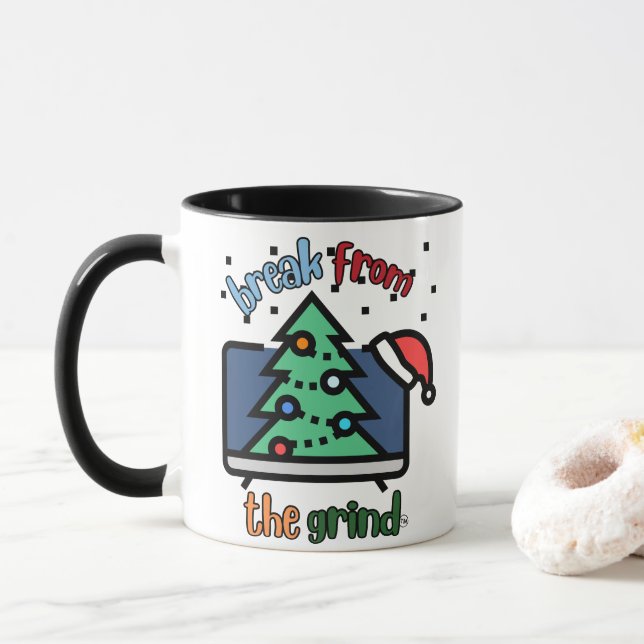 Caneca Filmes de Natal BFTG Café Mug (Com Donut)