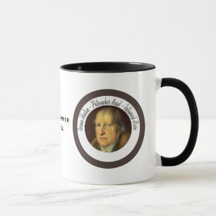 Caneca Filósofo alemão Georg Hegel do idealista