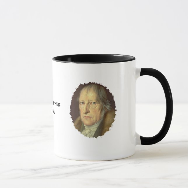 Caneca Filósofo Georg Hegel (Direita)