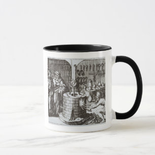 Caneca Filósofos Hermetic e um alquimista, 'do musa