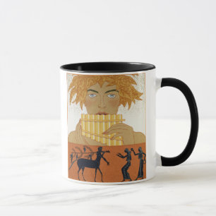 Caneca Filtre o gaiteiro, ilustração de "Les Mythes" po