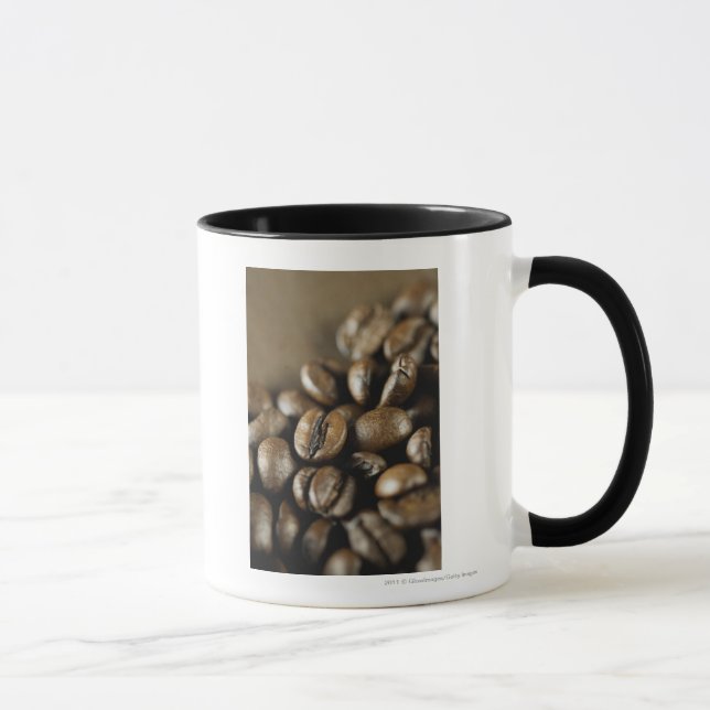 Caneca Fim-acima de feijões de café (Direita)
