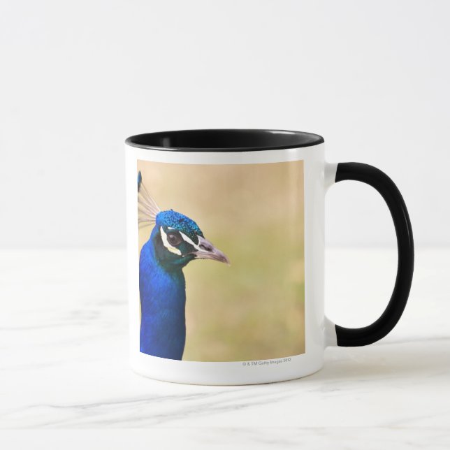 Caneca Fim-acima de um pavão 2 (Direita)