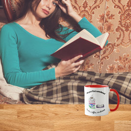 Caneca Fim de semana perfeito - Livros, café e sem drama