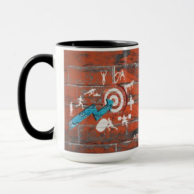 Caneca  Finalizar o Workout Motivational Fitnes  (Esquerda)