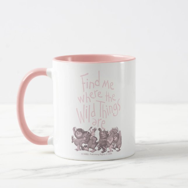 Caneca Find Me Where the Wild Things Are (Esquerda)