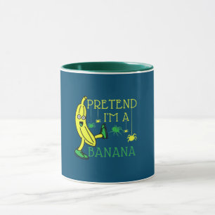 Caneca Fingir Uma fantasia De Dia de as Bruxas engraçado 