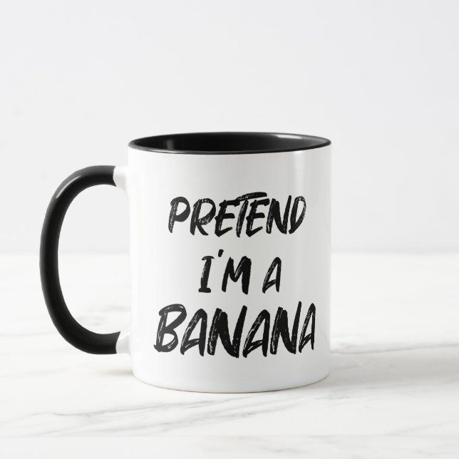 Caneca Finja que eu sou uma banana (Esquerda)