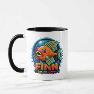 Caneca Finn the Dolphin – “Ride the Waves of Wonder”