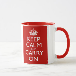 Caneca Fique Calmo E Continue.