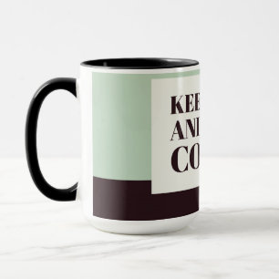 Caneca Fique calmo e faça café