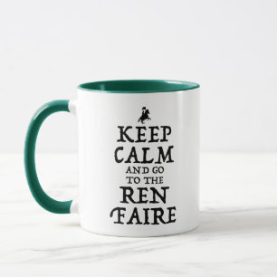 Caneca Fique Calmo E Vá Para A Feira Da Ren