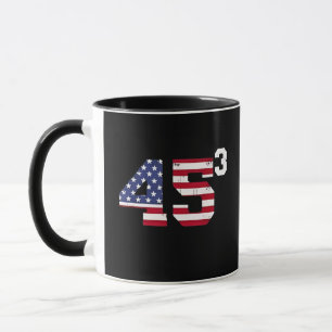 Caneca Fique com 45 Pro Trump USA Flag 4 de 4 de julho