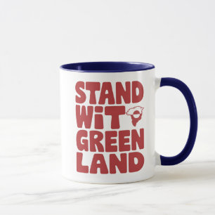 Caneca Fique com a Groenlândia