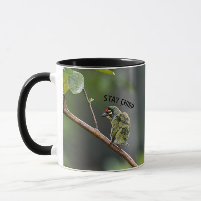 Caneca Fique Gorjeando Amante da Natureza Pássaro (Esquerda)
