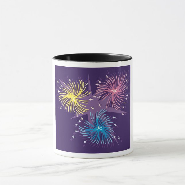 Caneca Fireworks Display Mug (Criador carregado)