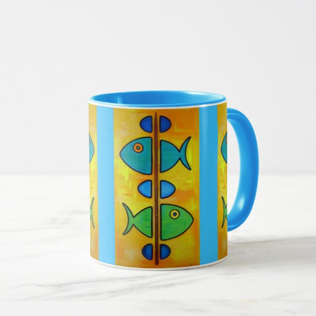 Caneca fish coffee mug (Frente Esquerda)