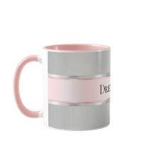 Fita Cor-de-Rosa Glam Silver