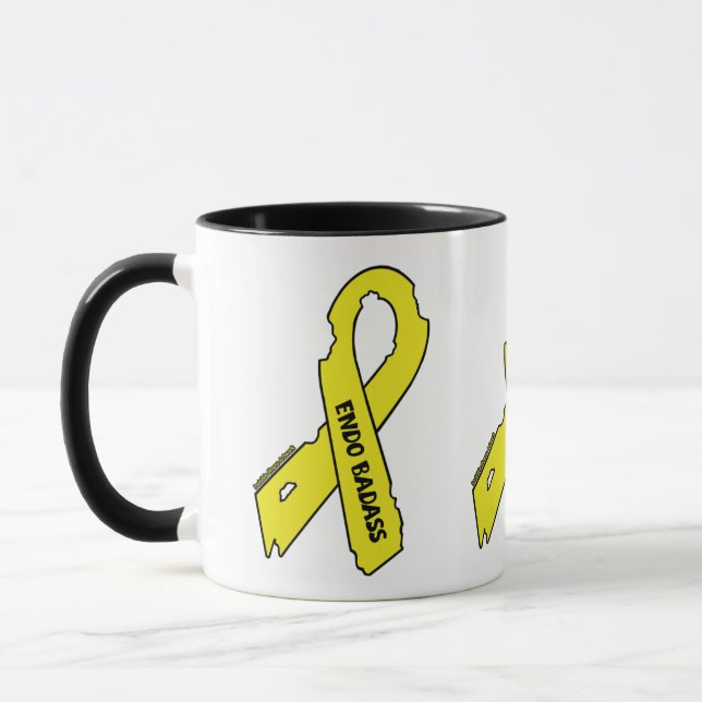 Caneca Fita Cróssea/Torna... Endometriose (Esquerda)