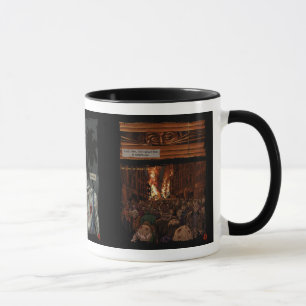 Caneca Fita de banda desenhada zombie