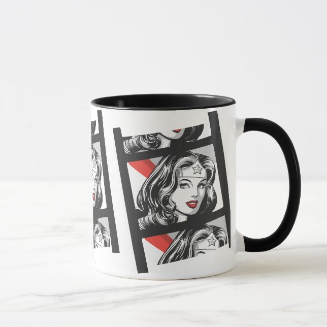 Caneca Fita de Filme de Mulher Maravilha (Direita)