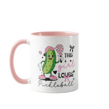 Fita e Corações de Pickleball Personalizados Fofos