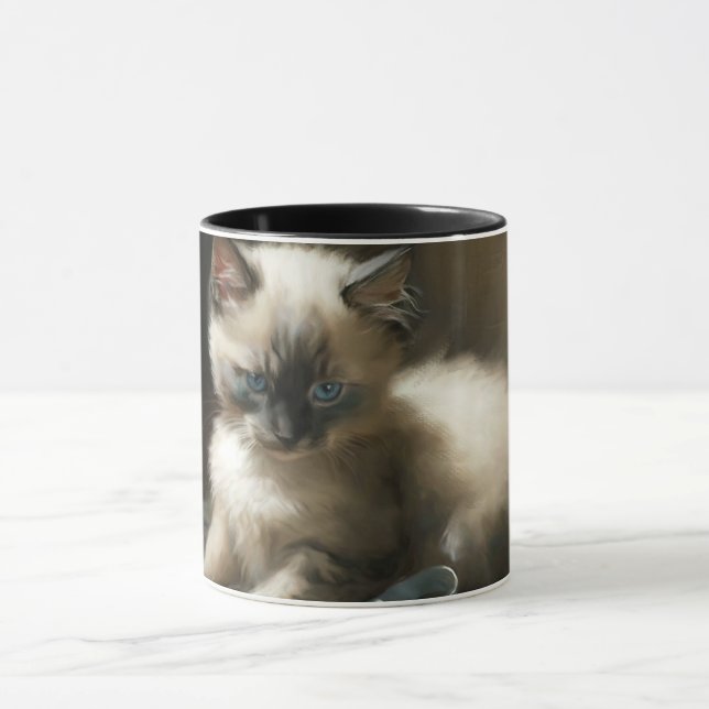 Caneca Fita Tangue Siamese Kitten (Centro)