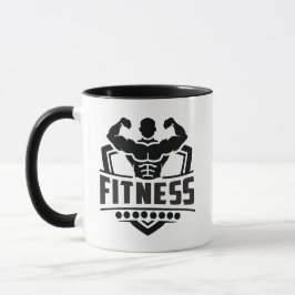 Caneca Fitness Motivation Graphic | Strong & Active Life