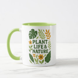 Caneca Fitossanidade e Natureza - Design botânico