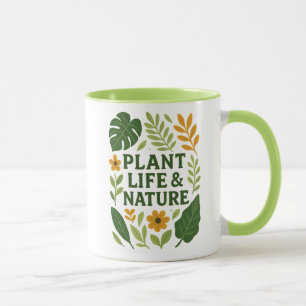 Caneca Fitossanidade e Natureza - Design botânico