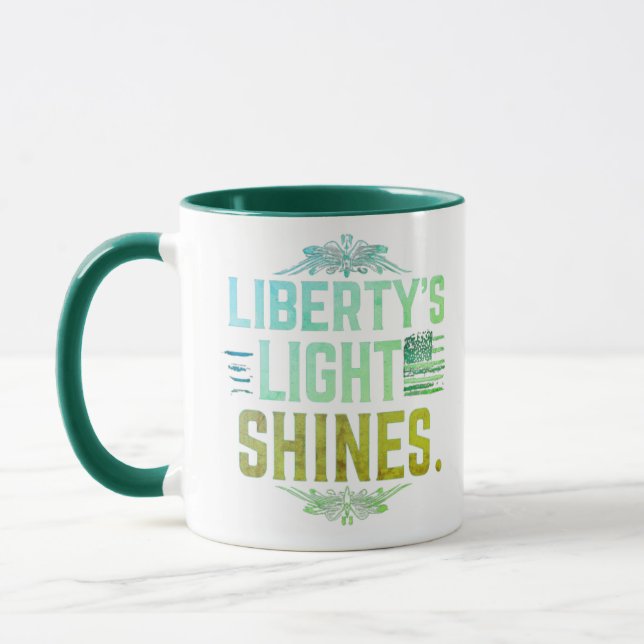 Caneca Flame Lights Night Mug da Liberdade (Esquerda)
