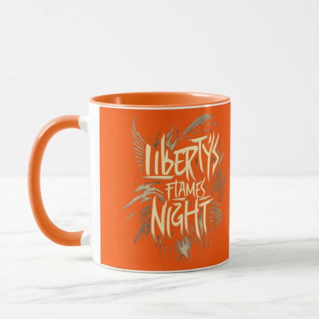 Caneca Flame Lights Night Mug da Liberdade (Esquerda)