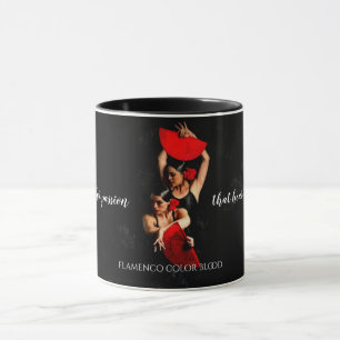 Caneca Flamenco Passion Dancers Oil Painting