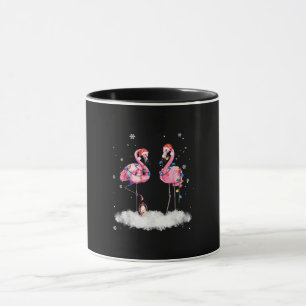 Caneca Flamingo, Árvore de Natal Santa Hat Light