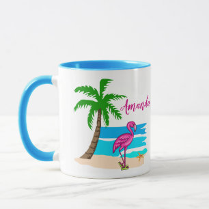 Caneca Flamingo de Sacudir Personalizado