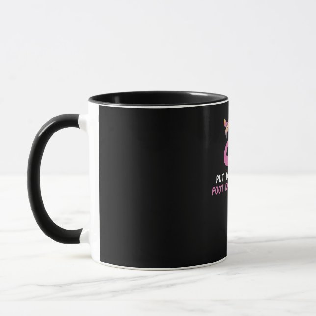 Caneca Flamingo | Flamingo Com Óculos Não Me Faça Colocar (Esquerda)