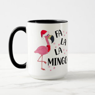 Caneca Flamingo Mug de Natal