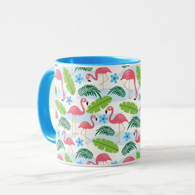 Caneca Flamingo no Paraíso Mug (Frente Esquerda)