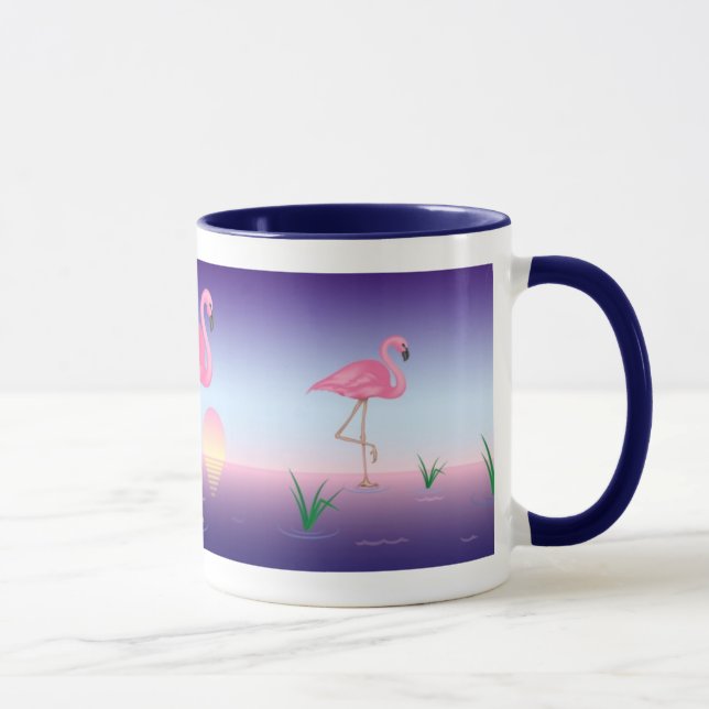Caneca Flamingo Rosa (Direita)