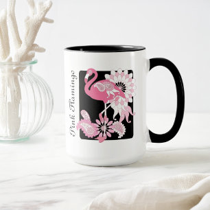 Caneca Flamingo Rosa Moderno Personalizado