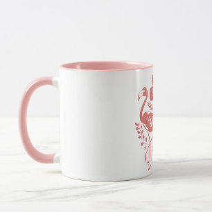 Caneca Flamingo Tropical