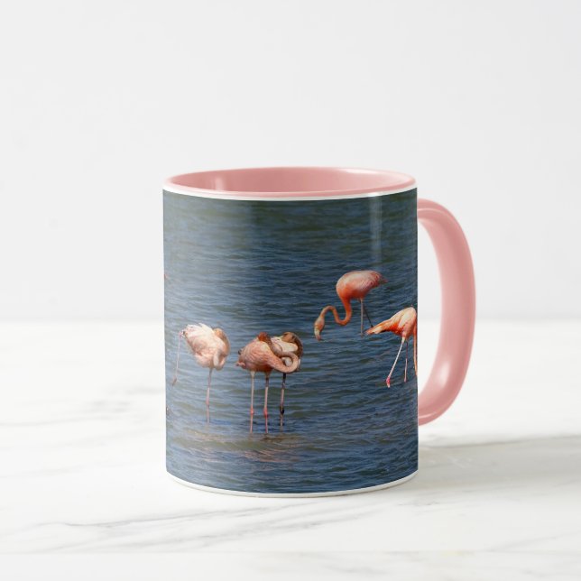 Caneca Flamingos (Frente Esquerda)