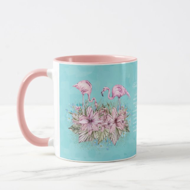 Caneca FLAMINGOS Personalizado (Esquerda)